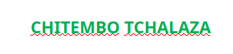 CHITEMBO TCHALAZA