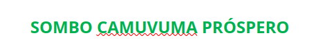 SOMBO CAMUVUMA PRÓSPERO